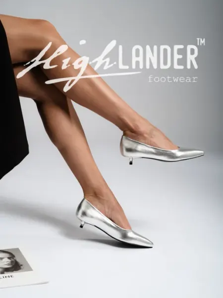 Highlander Туфли лодочки на низком каблуке