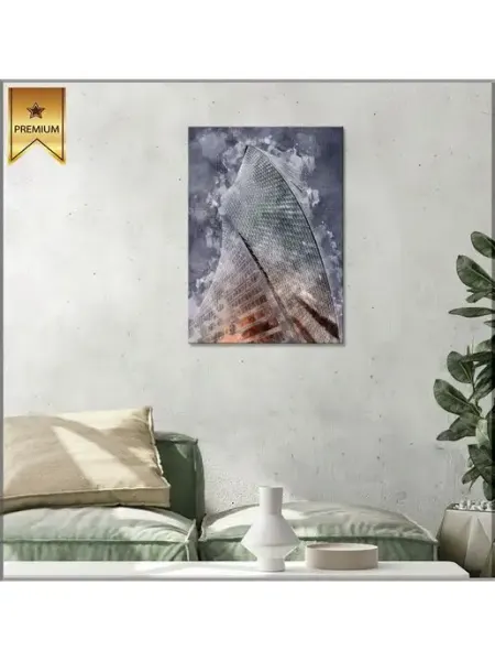 Classic Art Картина на холсте архитектура акварелью 20х30