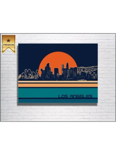 Classic Art Картина на холсте LA retro 20х30