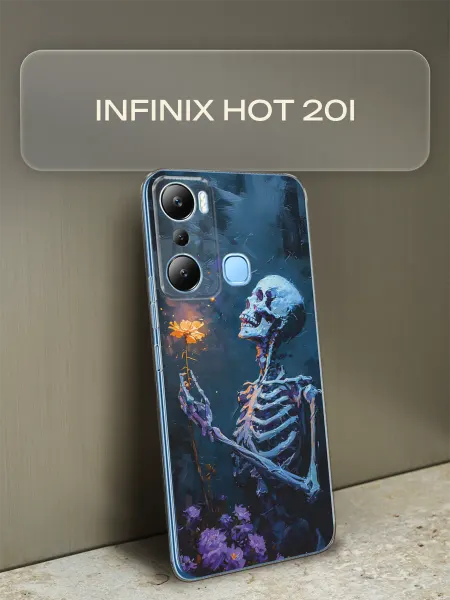 Infinix Чехол на HOT 20i скелет