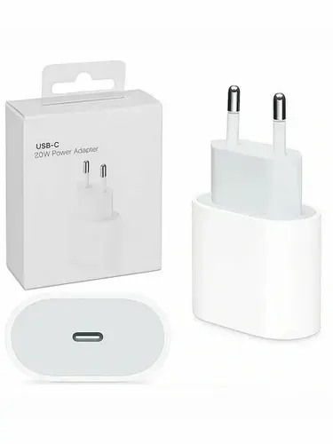 Apple Сетевое зарядное устройство USB-C Power Adapter 20W, без кабеля, белое