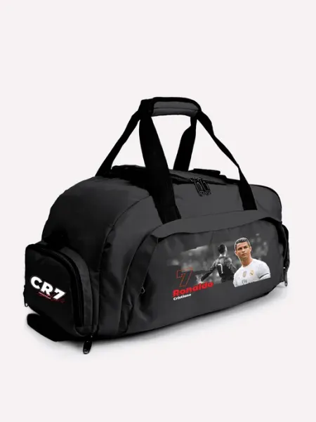 Aika "Яркость и стиль в спорте" Спортивная сумка-рюкзак «Футбол» с Cristiano Ronaldo 2в1