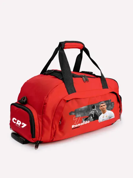 Aika "Яркость и стиль в спорте" Сумка-рюкзак "Футбол" с Cristiano Ronaldo 2в1, XXL