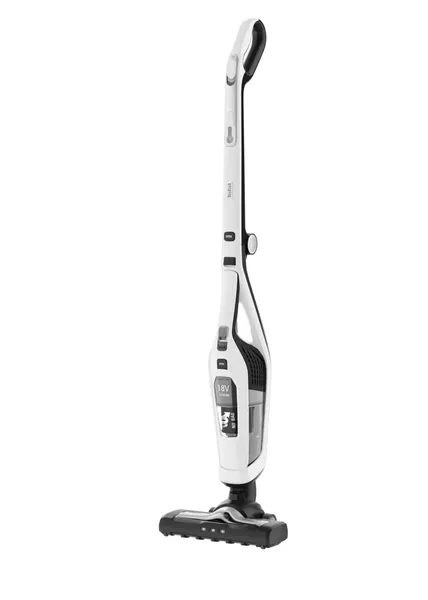 Вертикальный беспроводной пылесос 2в1 Tefal Dual Force TY6737WH с подсветкой, белый