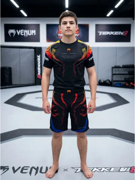 Venum Рашгард мужской спортивный комплект 2в1 для взрослых