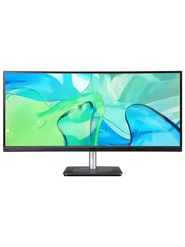 Acer 34" Монитор Vero CB343CURbemiiphuzx (UM.CB3CD.001), IPS, 3440x1440 Ultra WQHD, 60 Гц, Изогнутый экран, черный