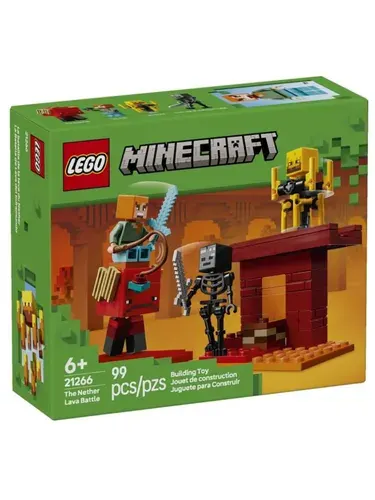 Конструктор LEGO MINECRAFT Битва за лаву Нижнего мира, 99 деталей, 6+, 21266