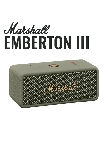 Колонка Marshall Emberton III, зеленый, влагозащищенная, Bluetooth 5.3