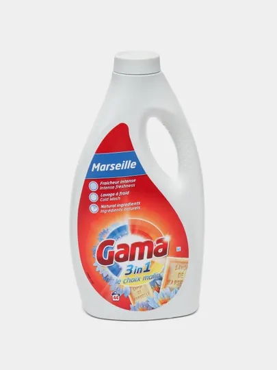 GAMA Гель для стирки MARSEILLE 2200 ml, 44стирки