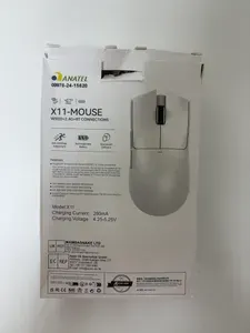 Мышь Attack Shark X11 (Black, PAW3311, Huano Switch) помята или надорвана коробка, игровая беспроводная, 22000 DPI, суперлёгкая 63 г.