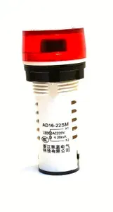 Индикатор светозвуковой AD16 22SM 220V красный LED (1 шт.)