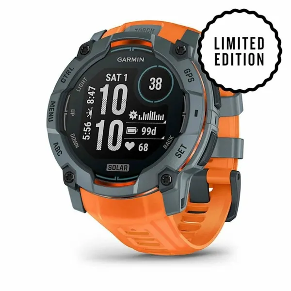 Умные часы Garmin Instinct 3 – 50 mm, Solar Twilight with Solstice Band (010-02935-01)