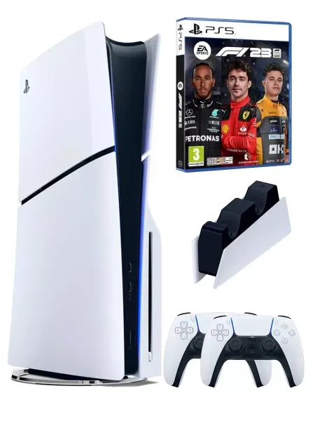 SONY PS5 (ПС5)Игровая приставка PlayStation 5 Slim+F1 23