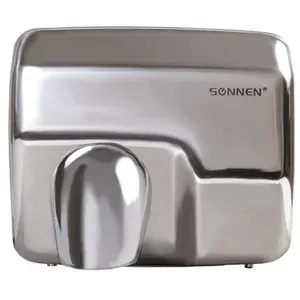 Сушилка SONNEN HD-798S для рук, 2300 Вт, нержавеющая сталь, антивандальная, серебристая (604194-4027)