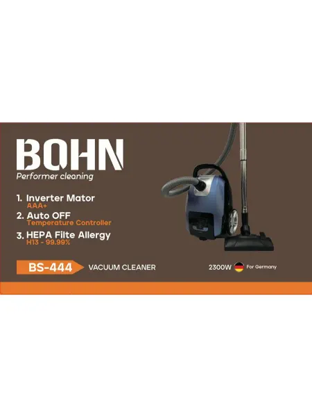 Пылесос с мешком BOHN BS-444 2300 Вт