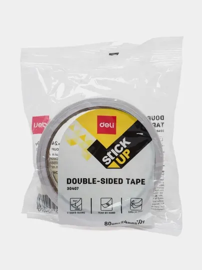 Скотч двухсторонний Deli 30407, 24 мм * 9 м