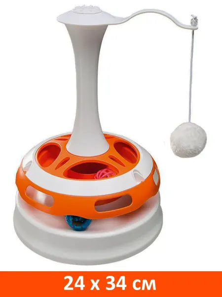 Ferplast Игрушка интерактивная Tornado для кошек пластик 24 х 34 см