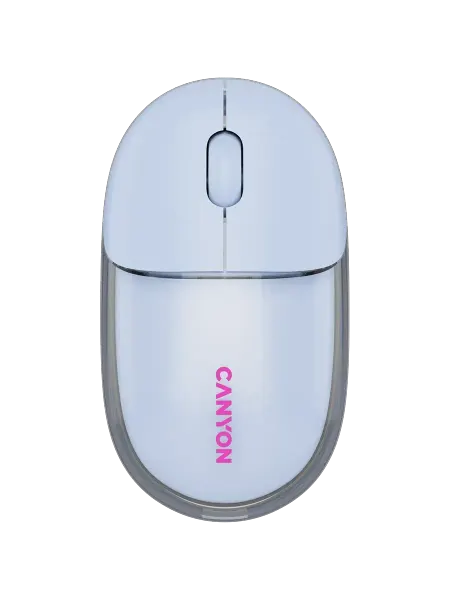 Canyon mouse OnClick 24 BT Wireless Transparent Blue