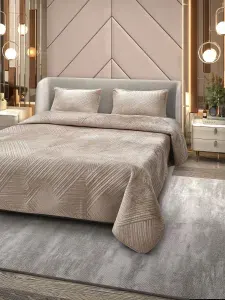 Покрывало на кровать 240х260 см, City Home Collection, цвет бежевый