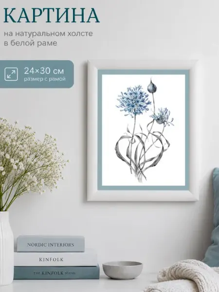 Elenadecor Картина на стену для интерьера в раме 24х30 см