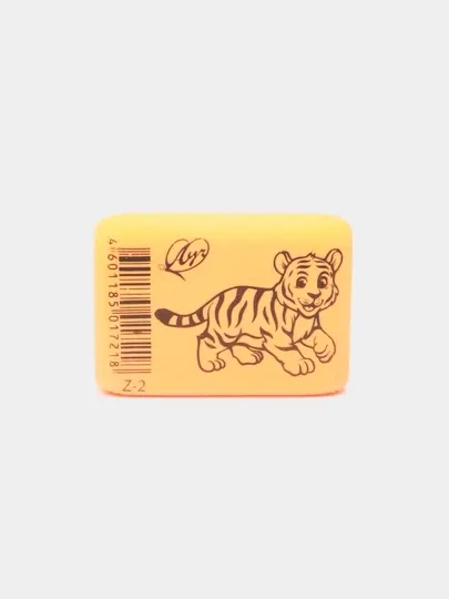 Ластик ZOO Z2, 35*25*8 мм, флуоресцентный