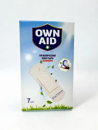 Гигиенические пластыри OWN AID, 25*72 мм, 7 шт