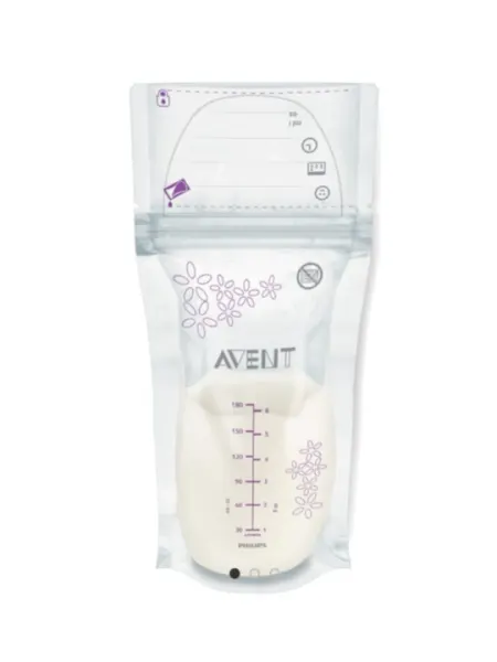 Philips Avent пакеты для хранения грудного молока, SCF603/25, 180 мл, 25 шт, без BPA