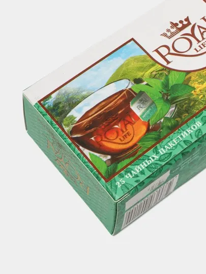 Чай черный Royal Life Mentol tea, 25 пакетиков