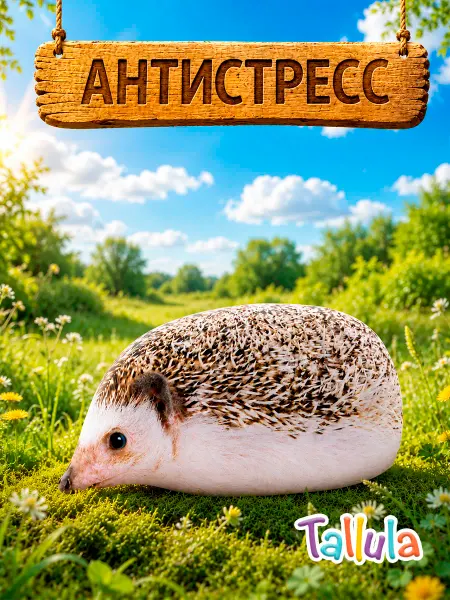 Tallula Игрушка антистресс ёжик африканский мягкий, 25 см