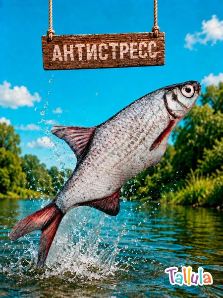 Tallula Мягкая игрушка антистресс рыба Лещ, 25 см