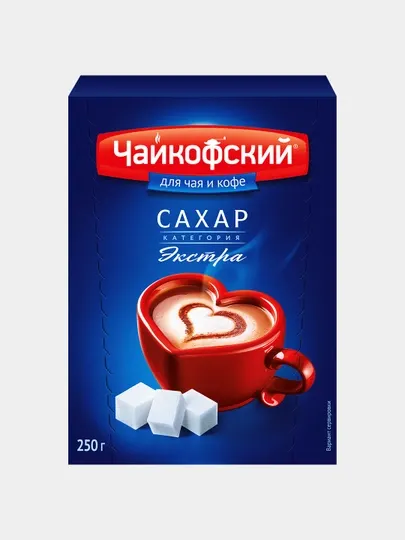 Сахар-рафинад Чайкофский, кусковой, 250 г