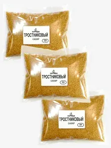 Тростниковый сахар нерафинированный 3 х 250 г
