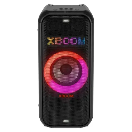 Аудиосистема LG XBOOM XL7T, 250Вт, 8-дюймовые низкочастотные динамики, водонепроницаемость IPX4, Микрофонный и гитарный входы