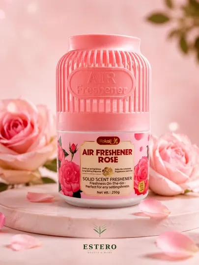 Wokali Air Freshener Rose — твёрдый освежитель воздуха с ароматом розы 250г