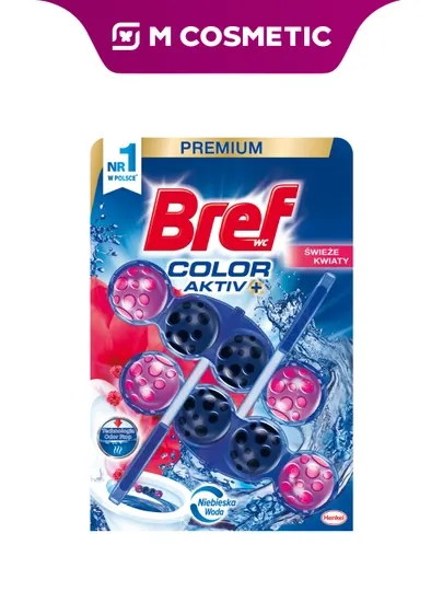 BREF Туалетный блок Color Aktiv Flower, 2х50 г