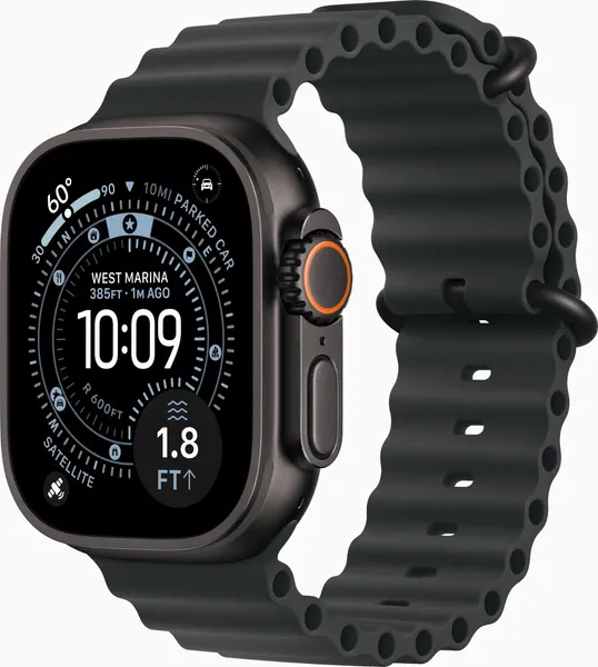 Умные часы Apple Watch Ultra 3 (2025) 49 мм GPS Natural Titanium Case with Blue Ocean Band