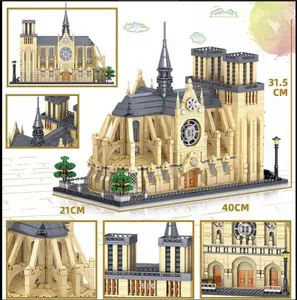 Конструктор Zhe Gao "Собор Парижской Богоматери" QL0964 (Architecture) 2541 деталь