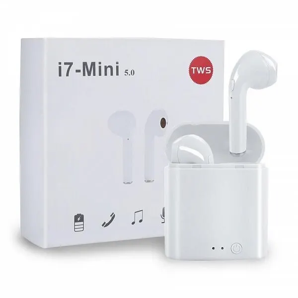 Наушники с микрофоном Орбита OT-ERB08 (i7-MINI) Bluetooth с пеналом для зарядки