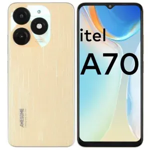 ITEL Смартфон A70 (A70) 4/256 ГБ, Nano-SIM, золотой