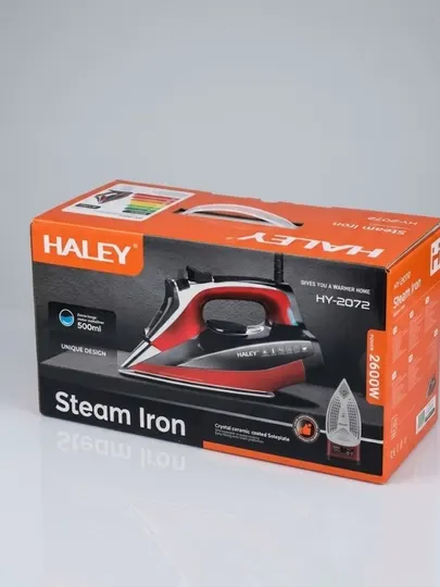 Утюг паровой Haley HY-2072 (2600 Вт, керамическое покрытие, 500 мл)