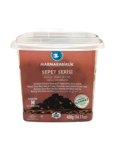 Marmarabirlik Маслины турецкие вяленые с косточкой, M (261-290), 400гр