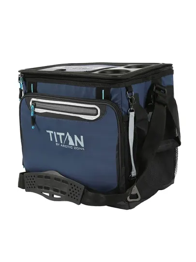 Titan складная сумка-холодильник, темно-синяя, 26х36х33 см