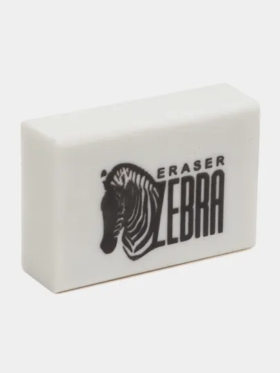 Ластик из термопластичной резины Hatber Zebra, 26х18х8 мм, 26BL_14231