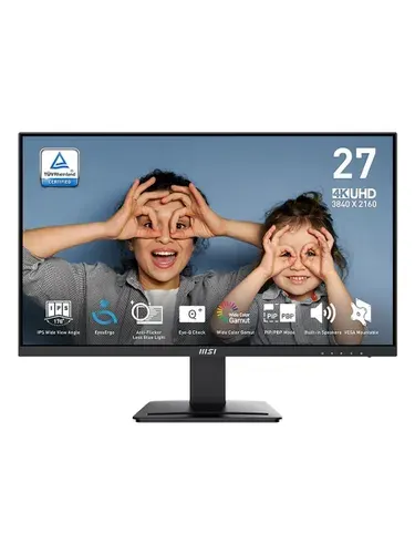 MSI 27" Монитор (9S6-3PB4CH-230), IPS, 3840x2160, 60 Гц, черный