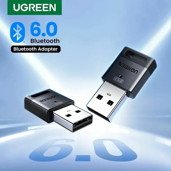 USB адаптер Ugreen Bluetooth 6.0 для ПК, ноутбука, клавиатуры