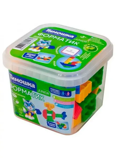 Тимошка Конструктор Форматик 28 деталей ТМ ПБ-022