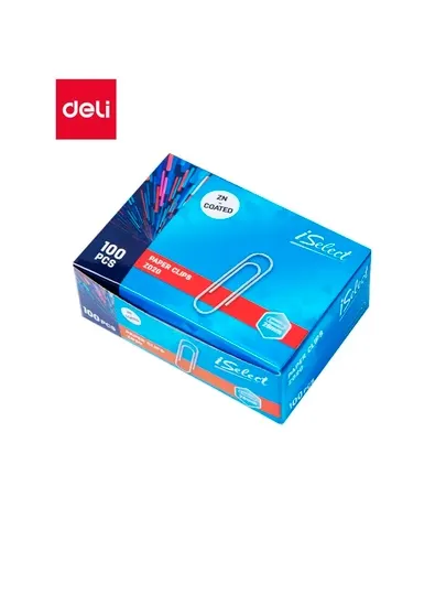 Скрепки, 28 мм, 100 шт, iSelect EZ020 Deli