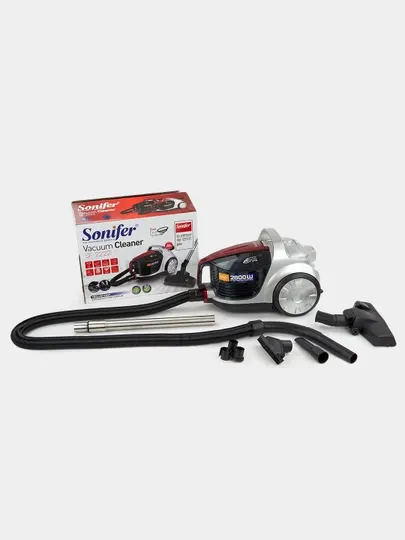 Пылесос Sonifer SF-2222, 2800 Вт, мощный, для дома и ковров