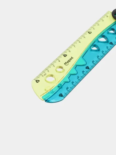 Линейка Maped Croc Croc 282030 пластмассовая, полупрозрачная, 30 см