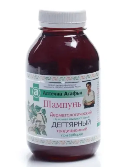 Аптечка Агафьи / шампунь "ДЕГТЯРНЫЙ ТРАДИЦИОННЫЙ", 300 мл